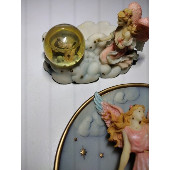 Vtg Collectors Cadona 1999 Guardian Angels collecting stars in sky 3D Decor - Picture 14 of 15